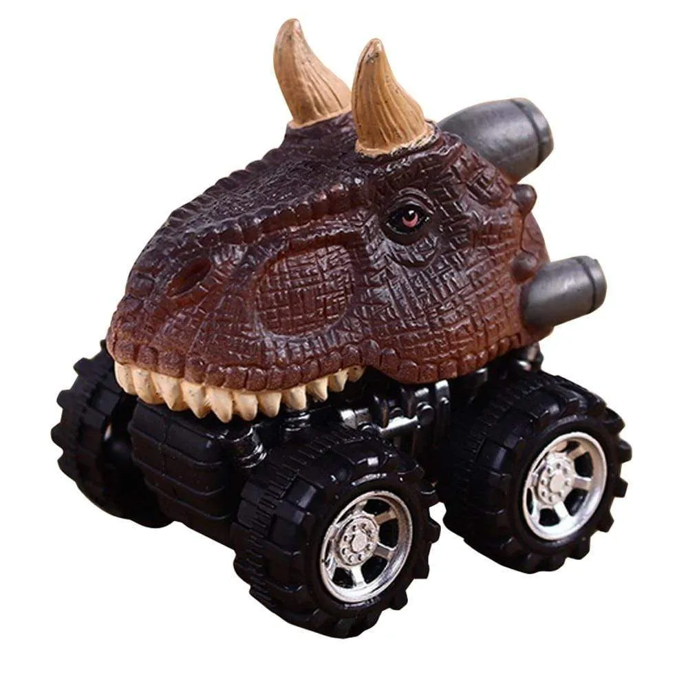 Dinosaur Toys Clockwork Pull Back  Dino Model Animal Vehicles Truck Hobby Educational Mini Kids Toys For Boys