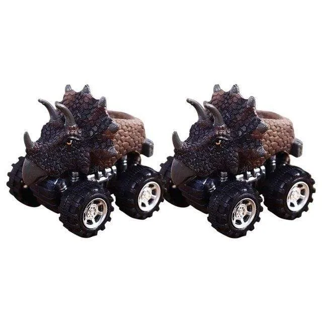 Dinosaur Toys Clockwork Pull Back  Dino Model Animal Vehicles Truck Hobby Educational Mini Kids Toys For Boys