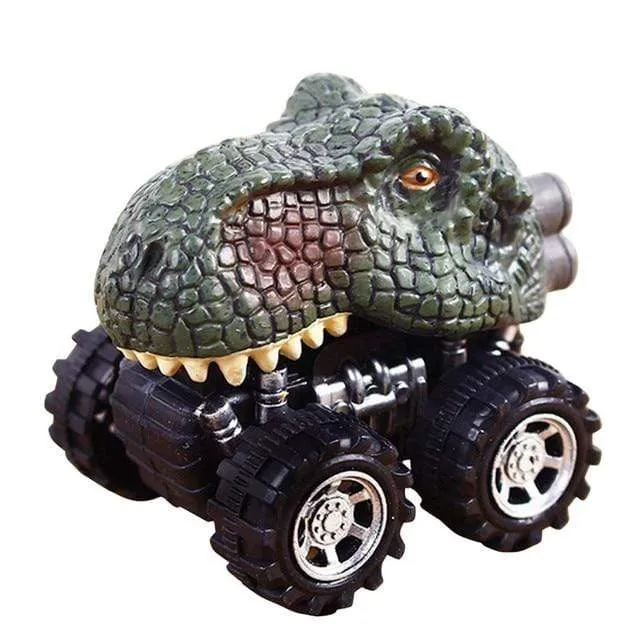 Dinosaur Toys Clockwork Pull Back  Dino Model Animal Vehicles Truck Hobby Educational Mini Kids Toys For Boys