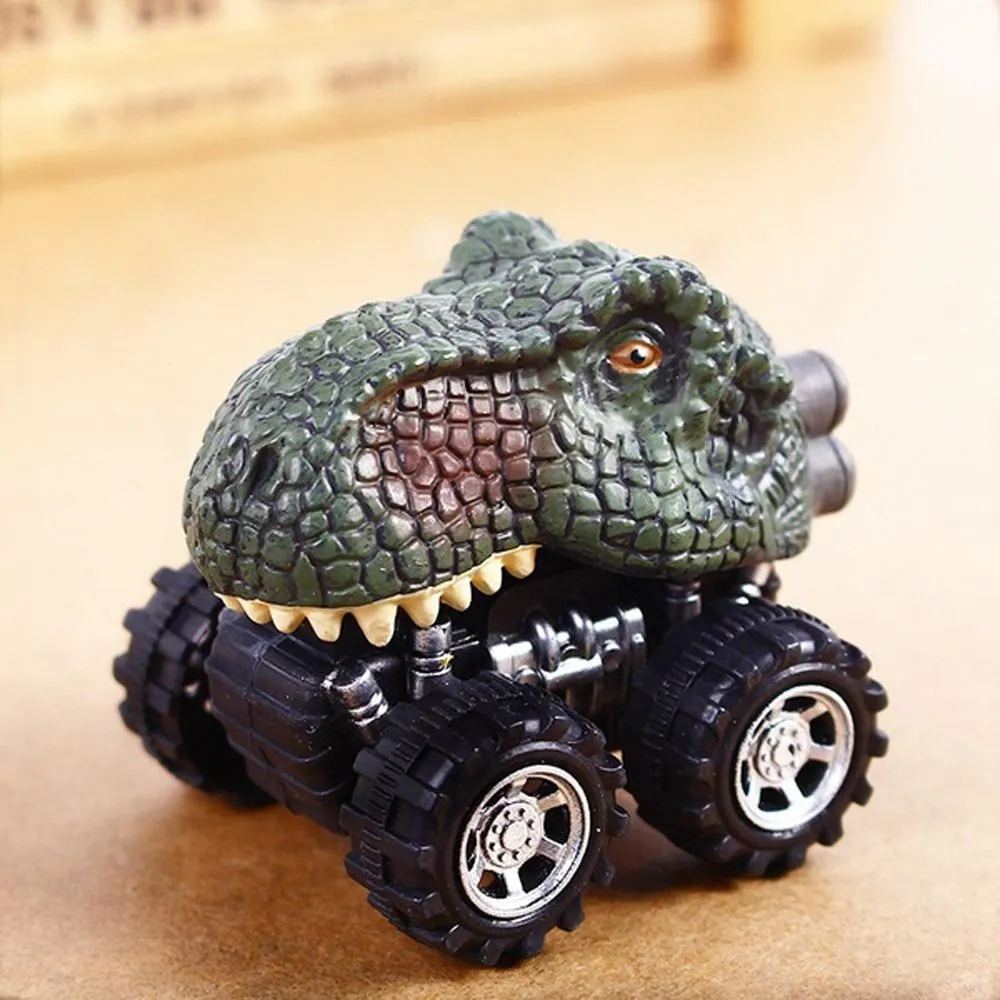 Dinosaur Toys Clockwork Pull Back  Dino Model Animal Vehicles Truck Hobby Educational Mini Kids Toys For Boys