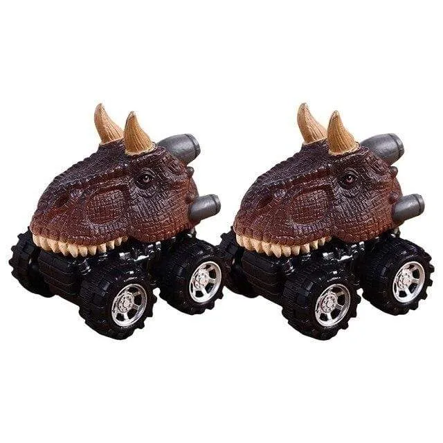 Dinosaur Toys Clockwork Pull Back  Dino Model Animal Vehicles Truck Hobby Educational Mini Kids Toys For Boys