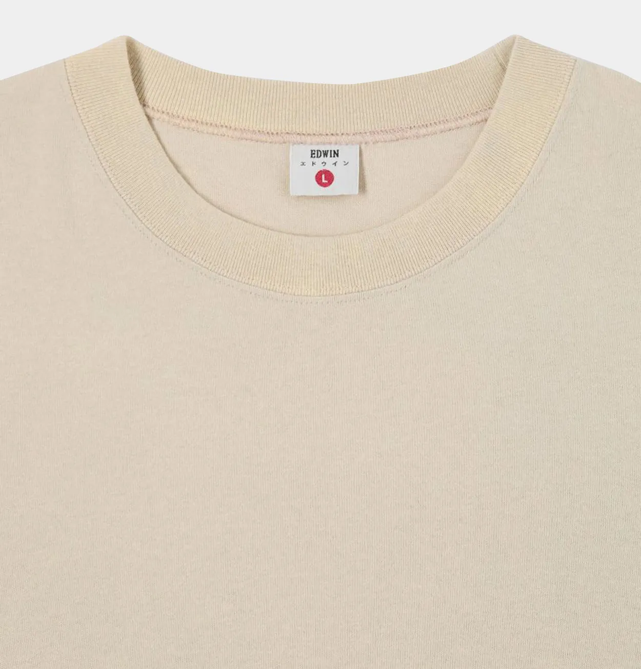 EDWIN T-Shirt in Beige