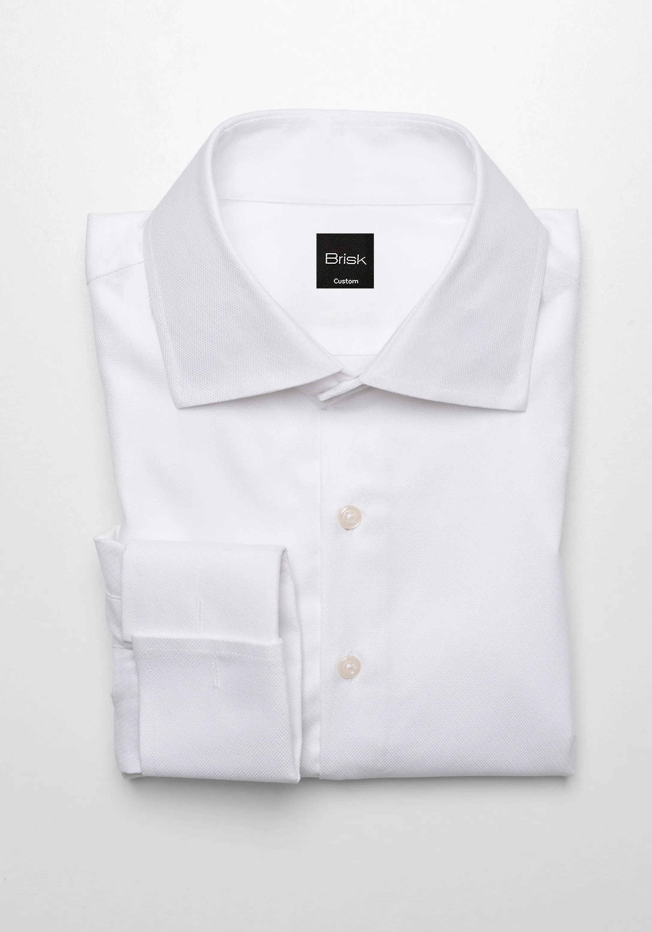 Egyptian White Royal Oxford Shirt - French Cuffs