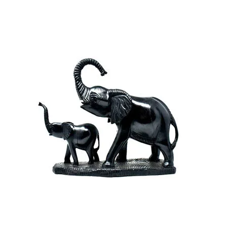 Elephant with Baby Sculpture 06