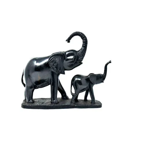 Elephant with Baby Sculpture 06