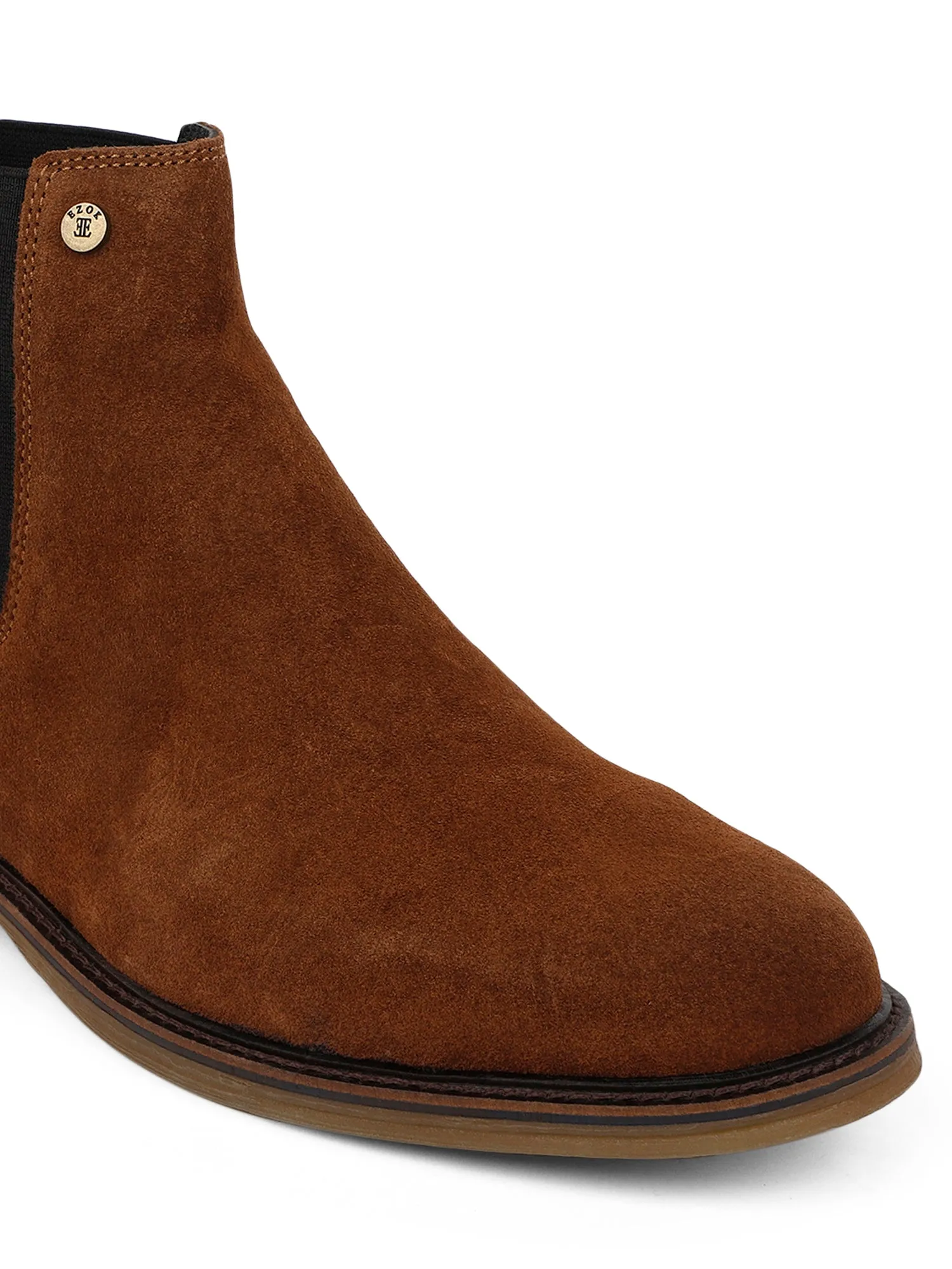 Ezok Stan Stuff Brown Casual Chalsea Boots Shoes