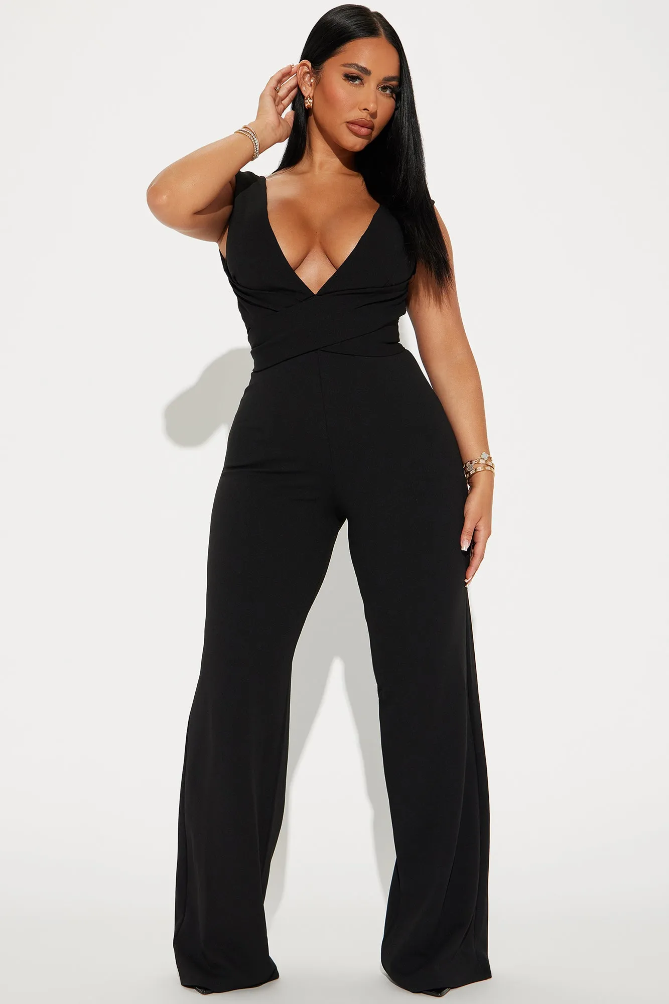 Flaunt It Jumpsuit - Black