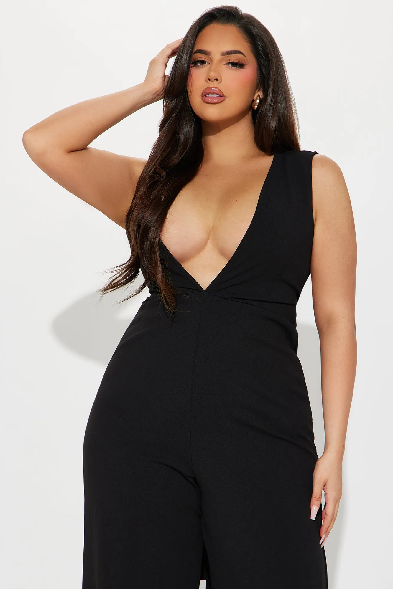 Flaunt It Jumpsuit - Black