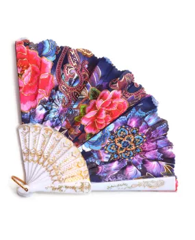 Flowers Folding Hand Fan