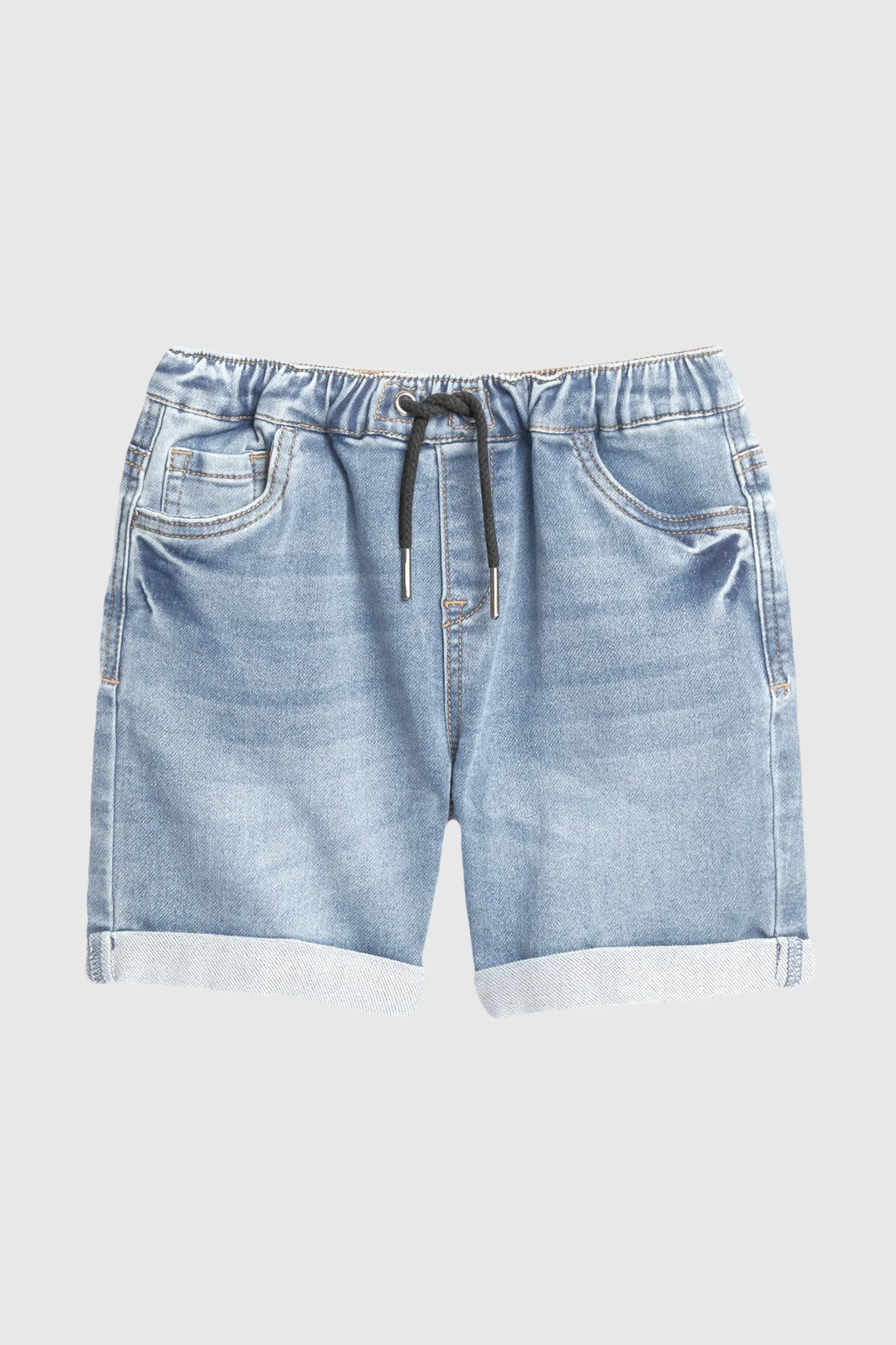 Folded Denim Short