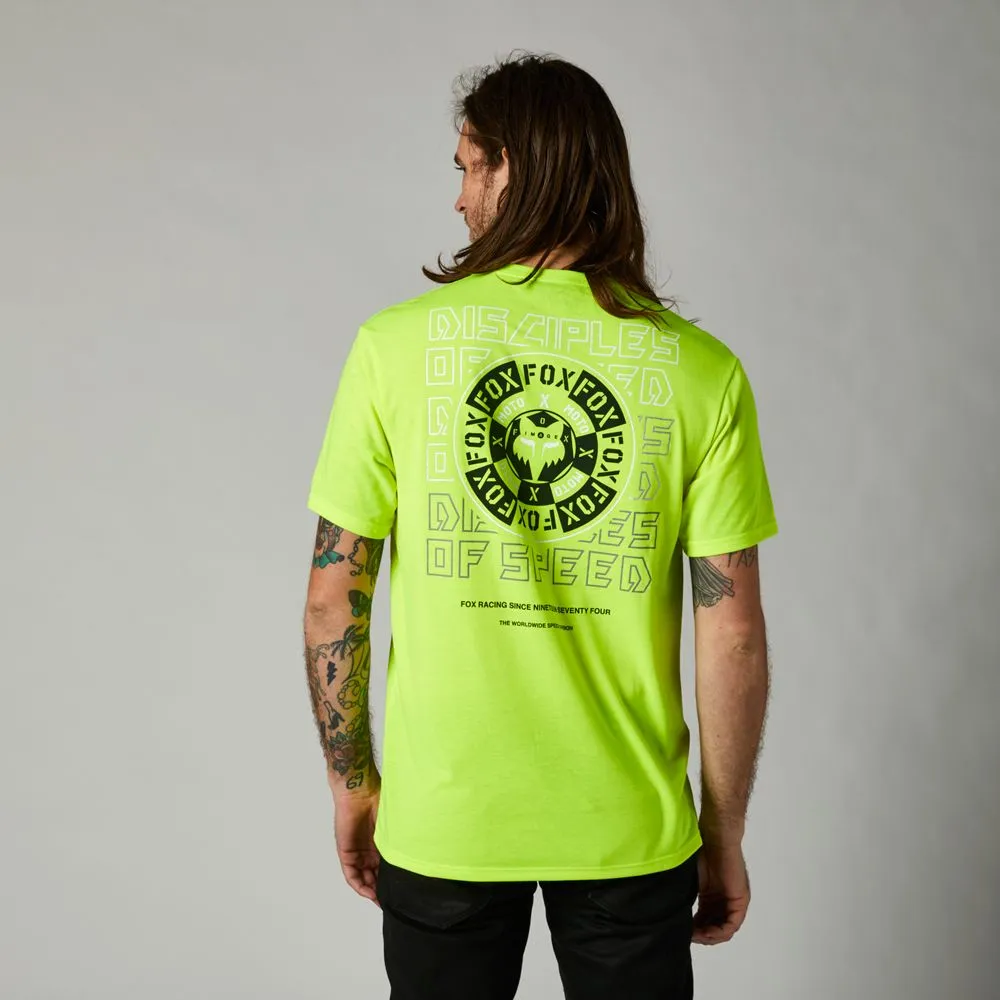 Fox Men's Nobyl Tech Tee Flo Yellow