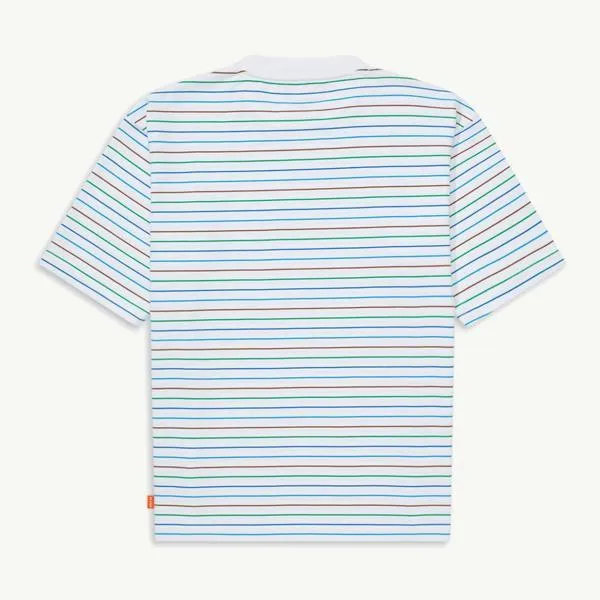 FP X BEAMS STRIPED T-SHIRT WHITE