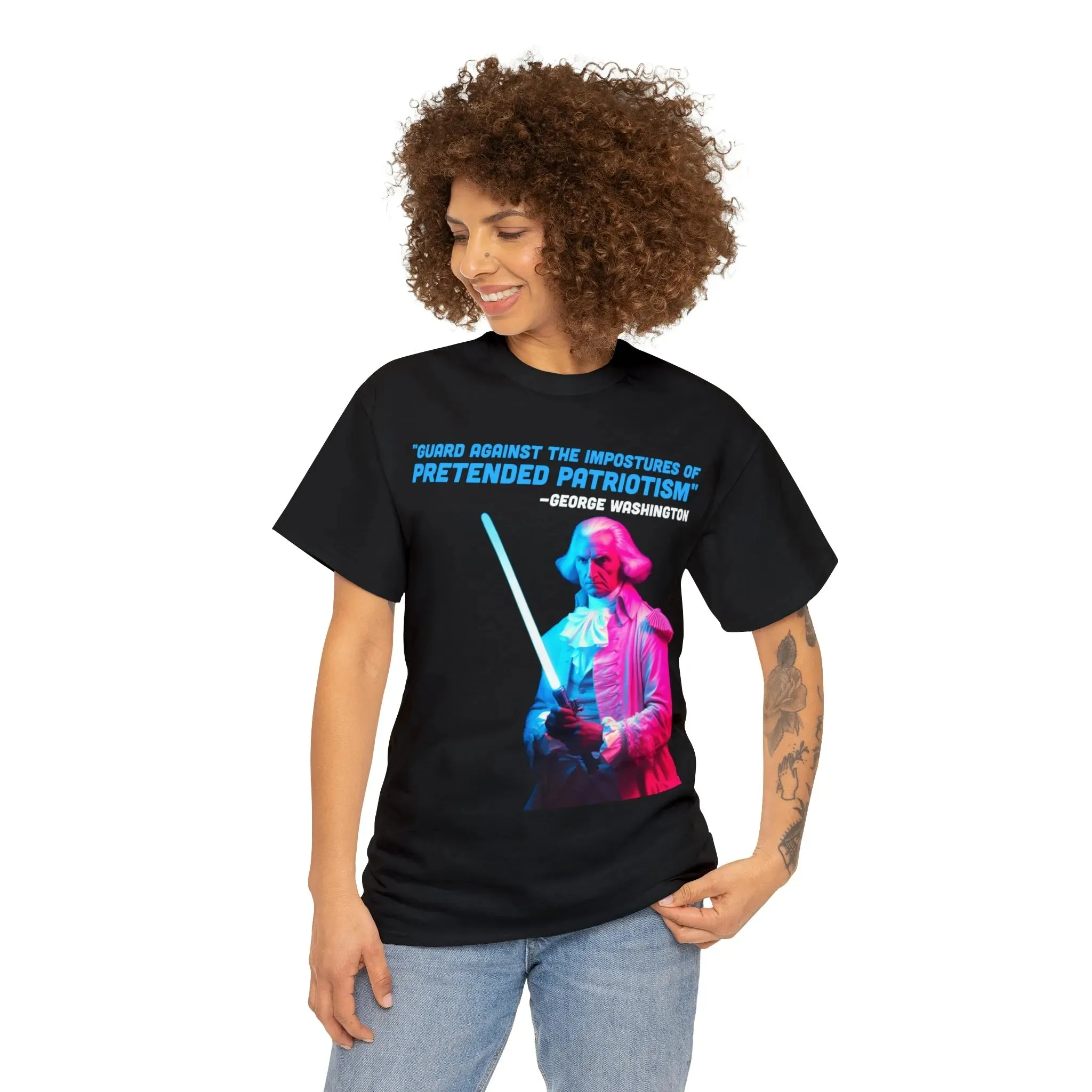 Galactic Guardian of Liberty George Washington Tee