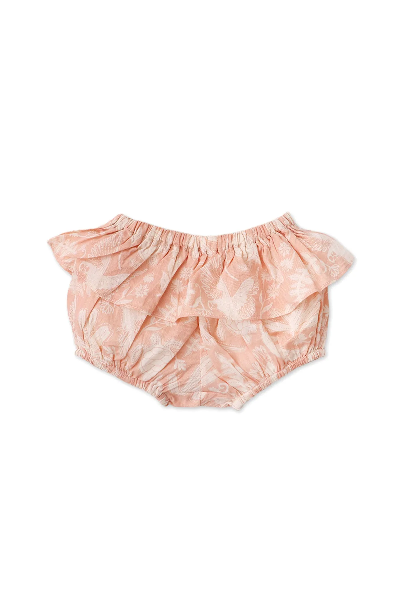 Gingersnaps Floral Printed Bloomers with Ruffles