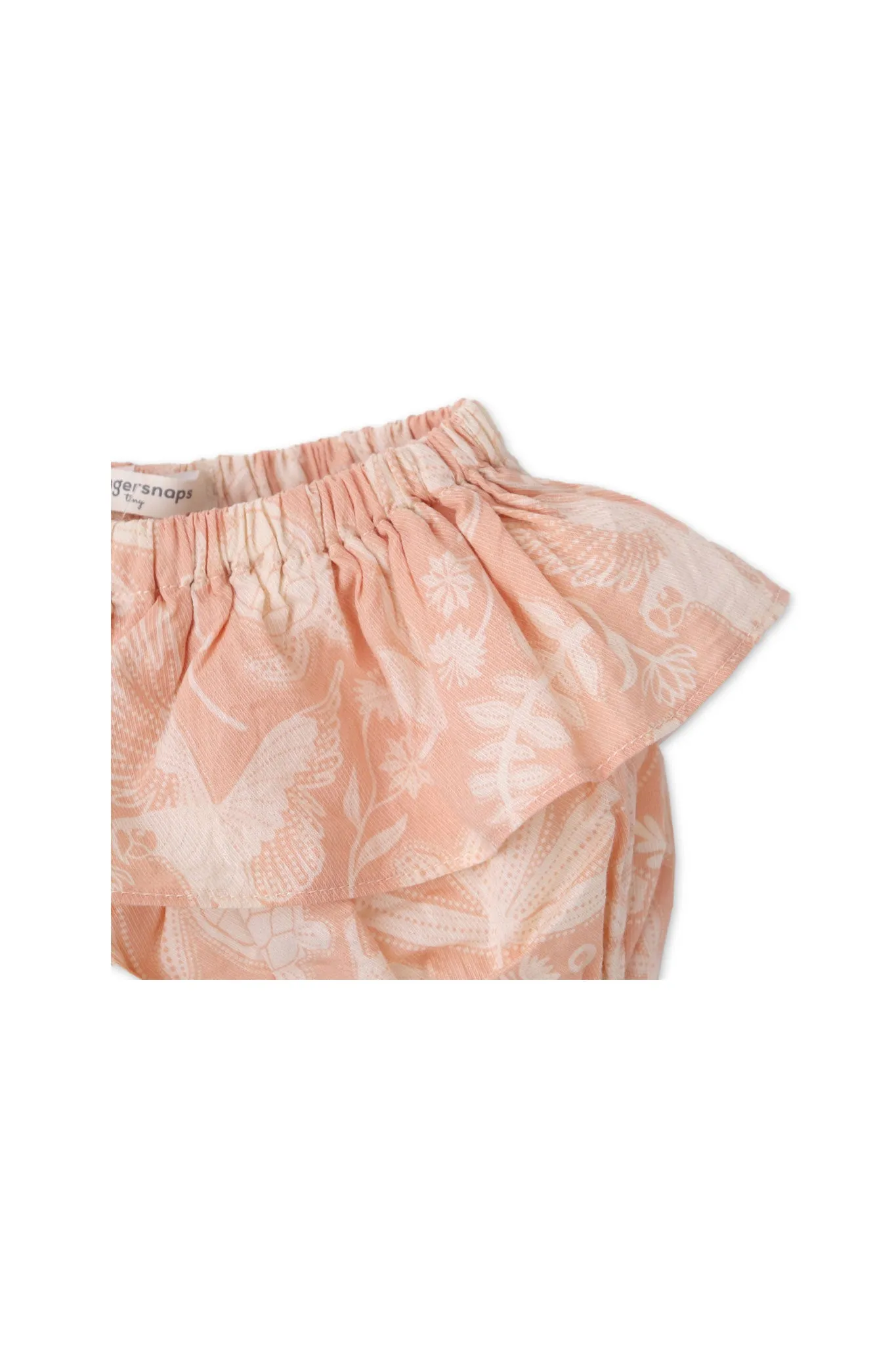 Gingersnaps Floral Printed Bloomers with Ruffles