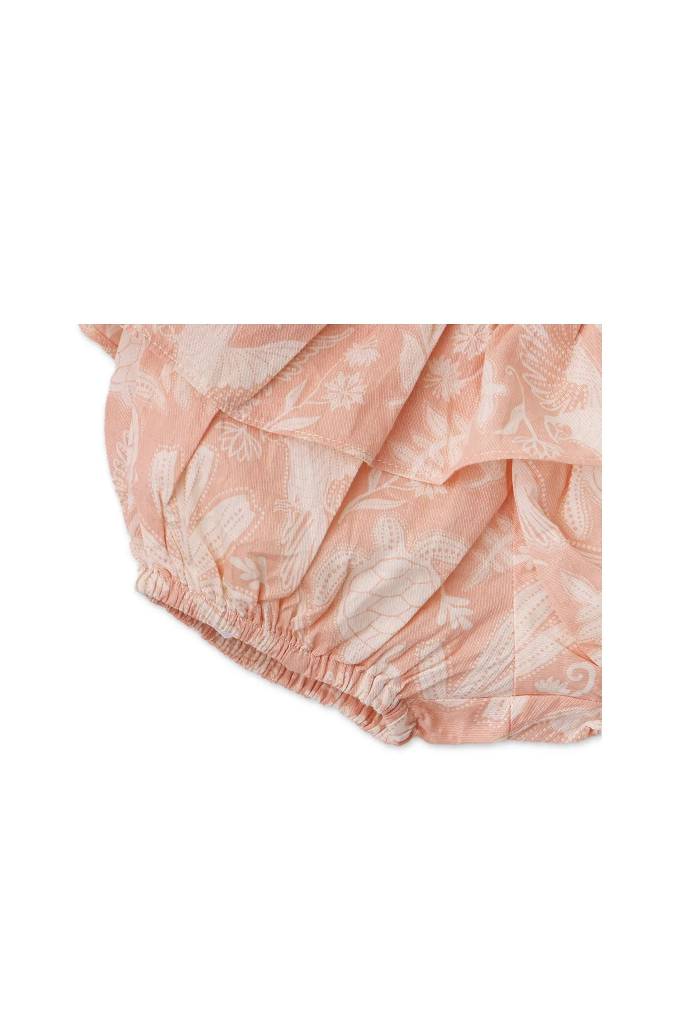 Gingersnaps Floral Printed Bloomers with Ruffles