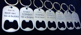 Groomsmen Gifts, Wedding Gifts, Personalized Bottle Openers