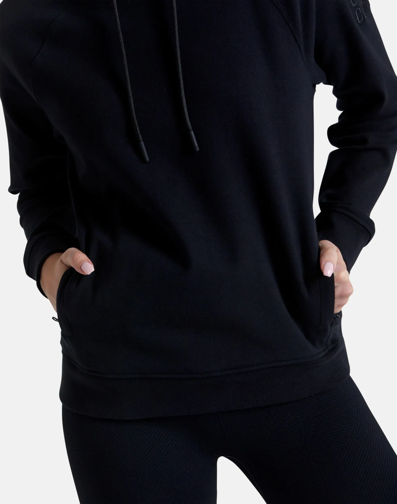 Gym Coffee Essential Hoodie (Womens) - Black