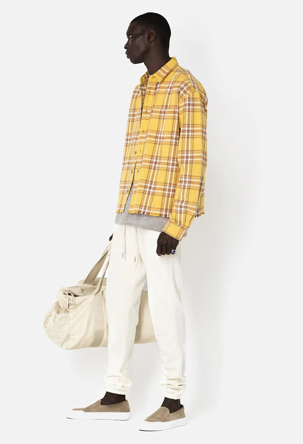 Hemi Oversized Shirt / Dune Check