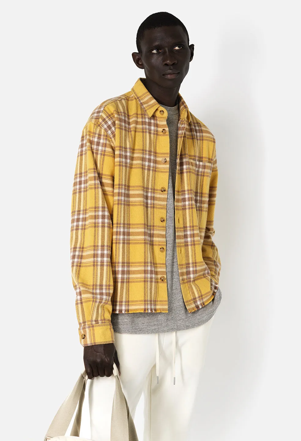 Hemi Oversized Shirt / Dune Check