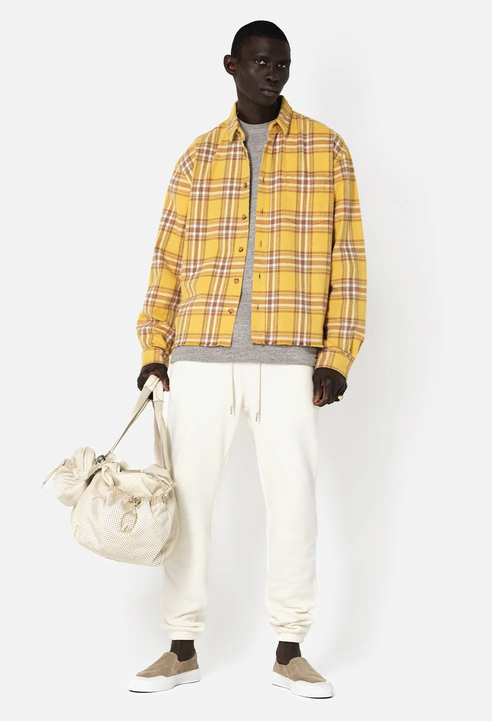 Hemi Oversized Shirt / Dune Check