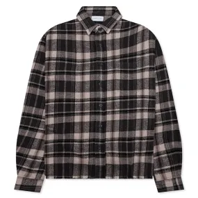 Hemi Oversized Shirt - Lagoon Check