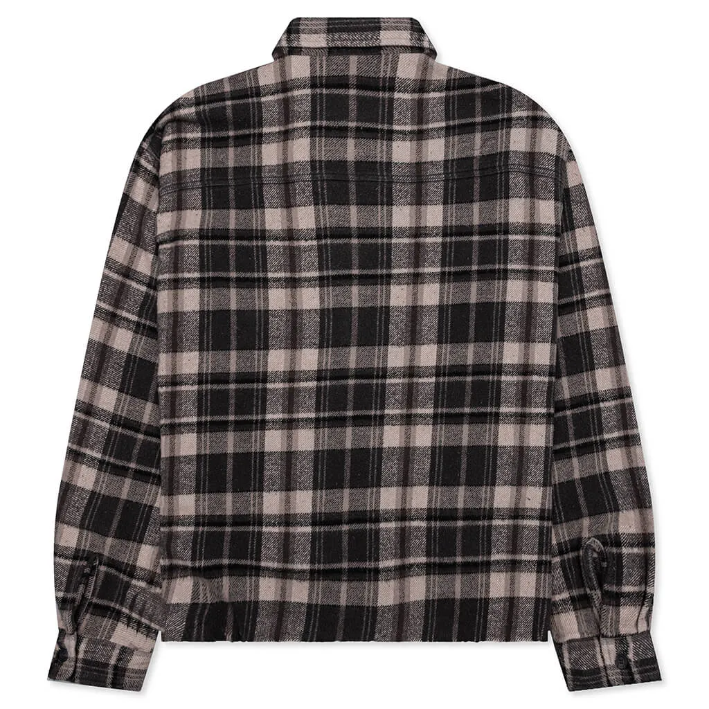 Hemi Oversized Shirt - Lagoon Check