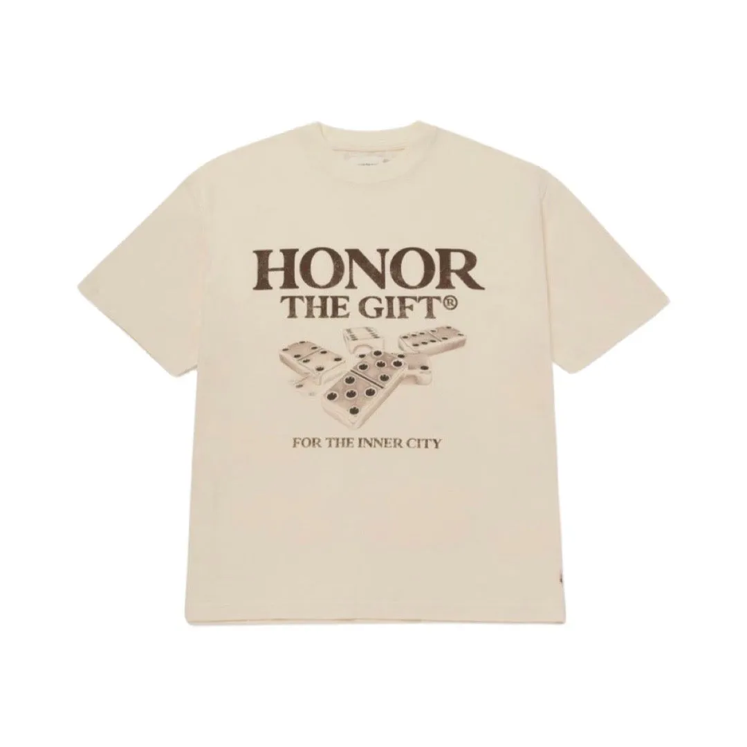 Honor The Gift Dominos Bone Tee