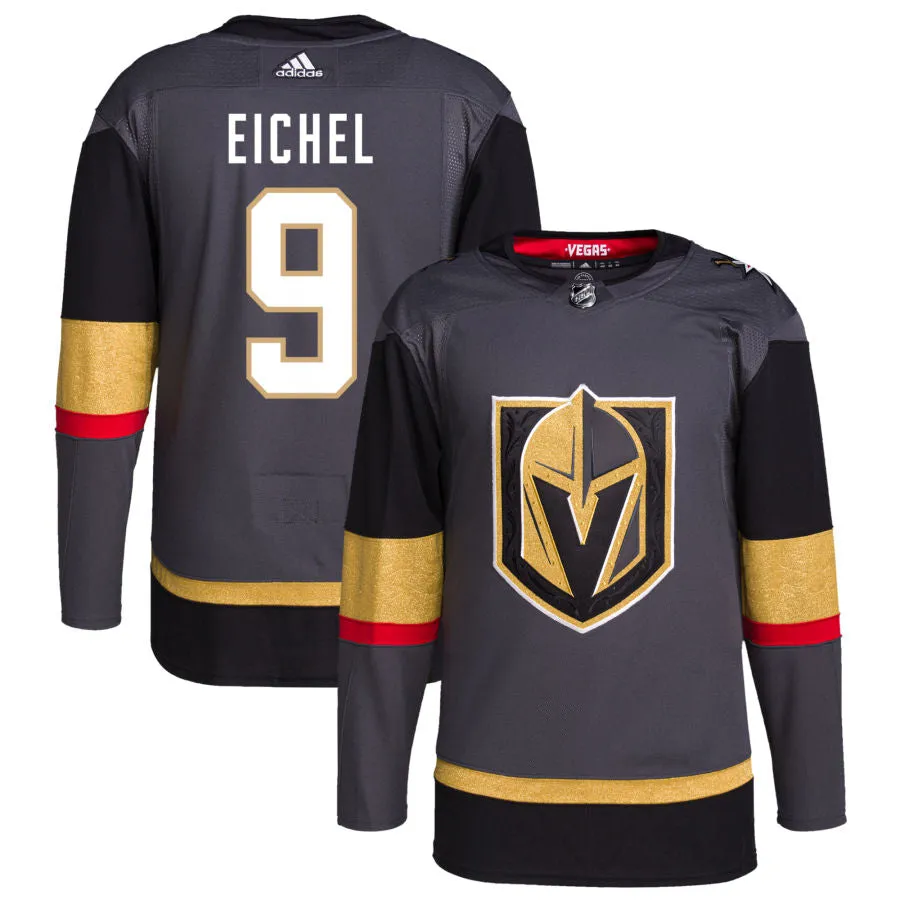 Jack Eichel Vegas Golden Knights adidas Alternate Authentic Pro Jersey - Gray