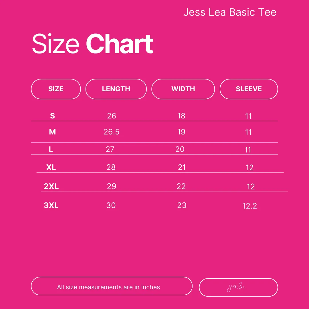 Jess Lea Basic Tee - Hot Pink