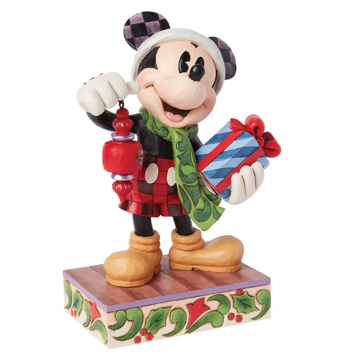 Jim Shore Disney Traditions Mickey Mouse Holiday Limited Edition Figurine - Christmas Magic