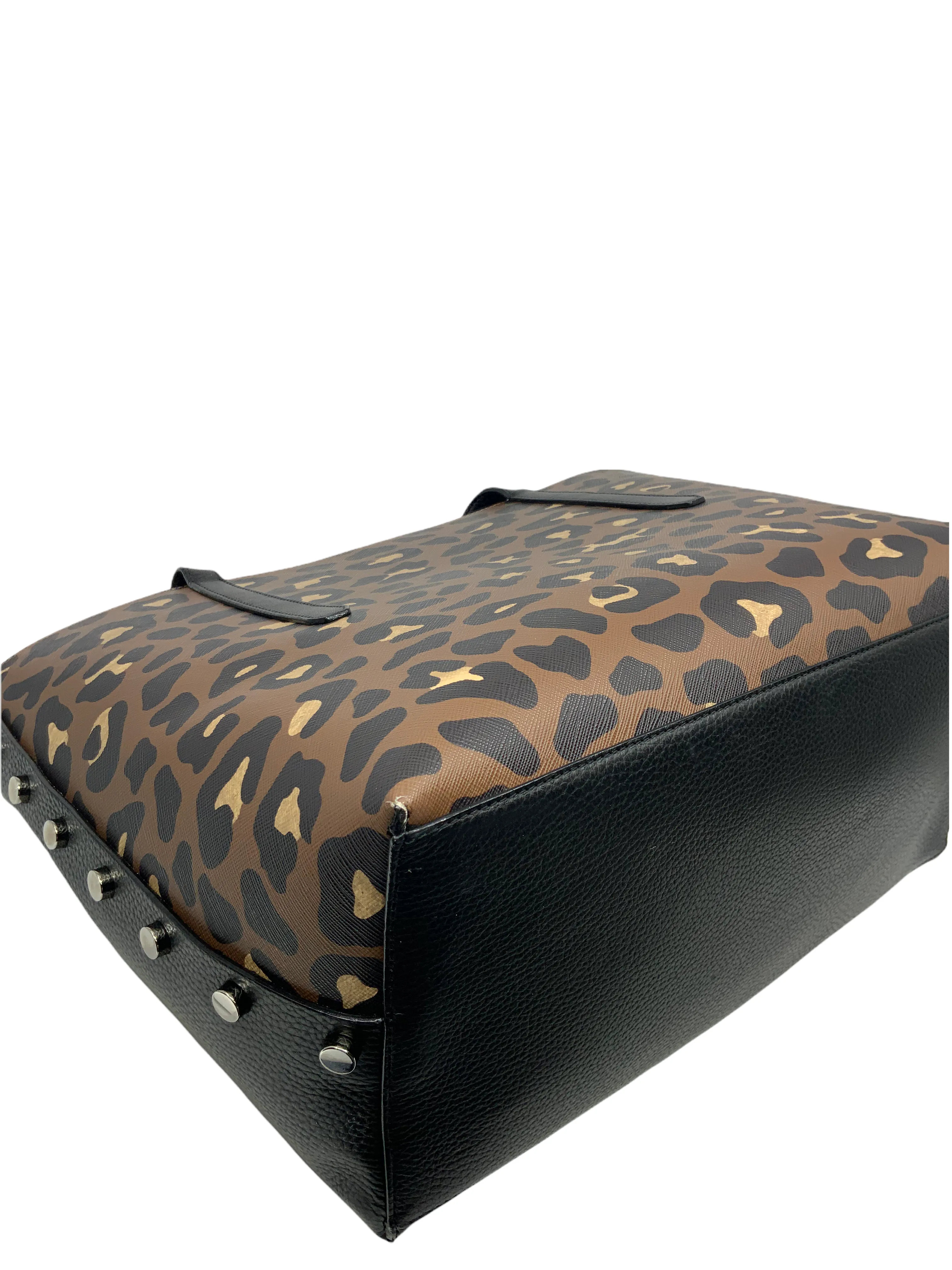 Jimmy Choo Twist East West Animal Print Tote