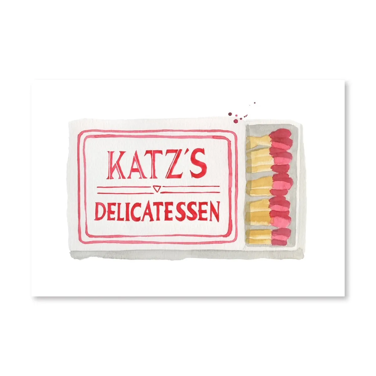 Katz Deli Matchbook