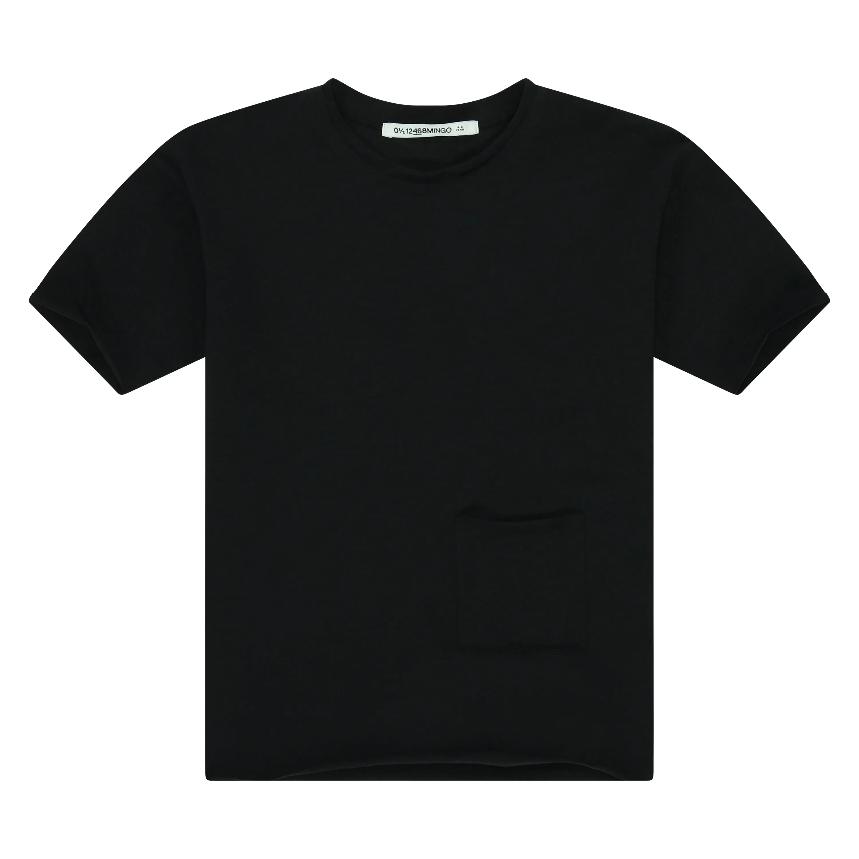 Kinder T-shirt Zwart