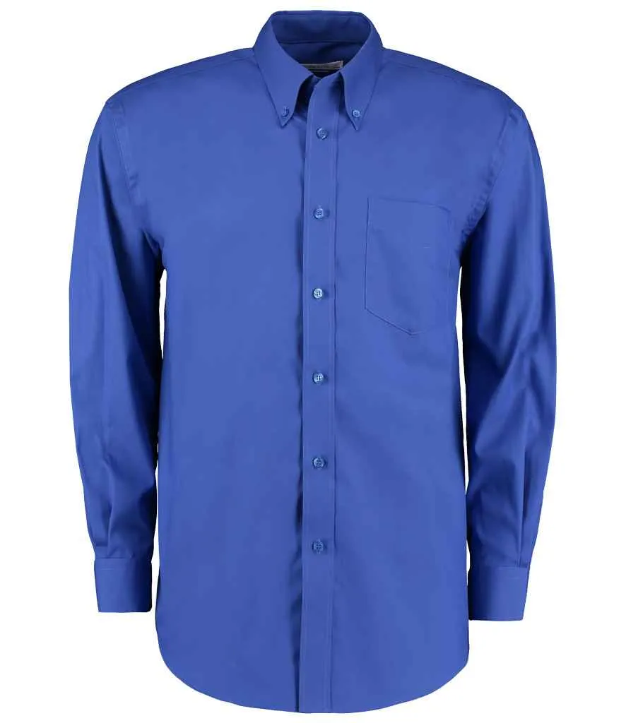 Kustom Kit Premium Long Sleeve Classic Fit Oxford Shirt