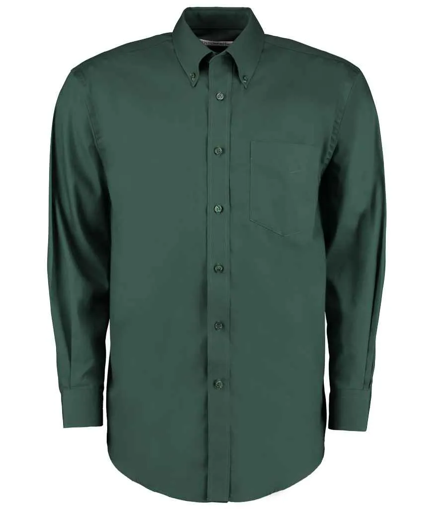 Kustom Kit Premium Long Sleeve Classic Fit Oxford Shirt