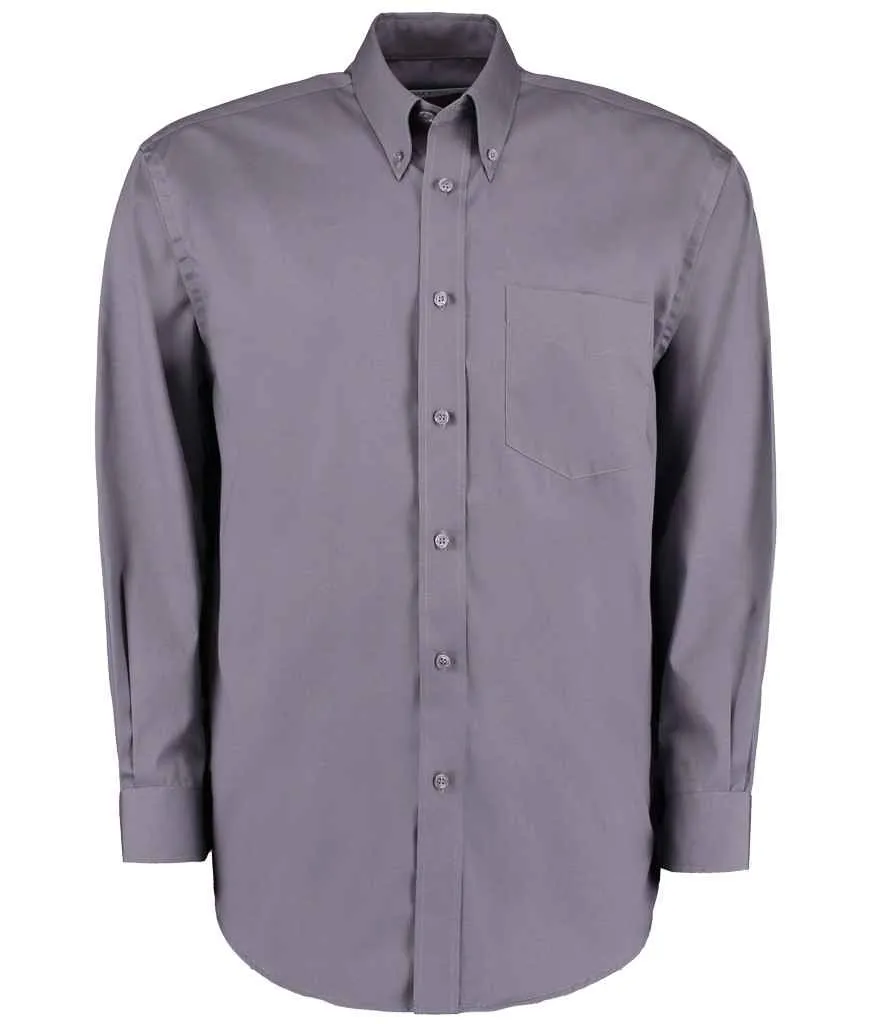 Kustom Kit Premium Long Sleeve Classic Fit Oxford Shirt