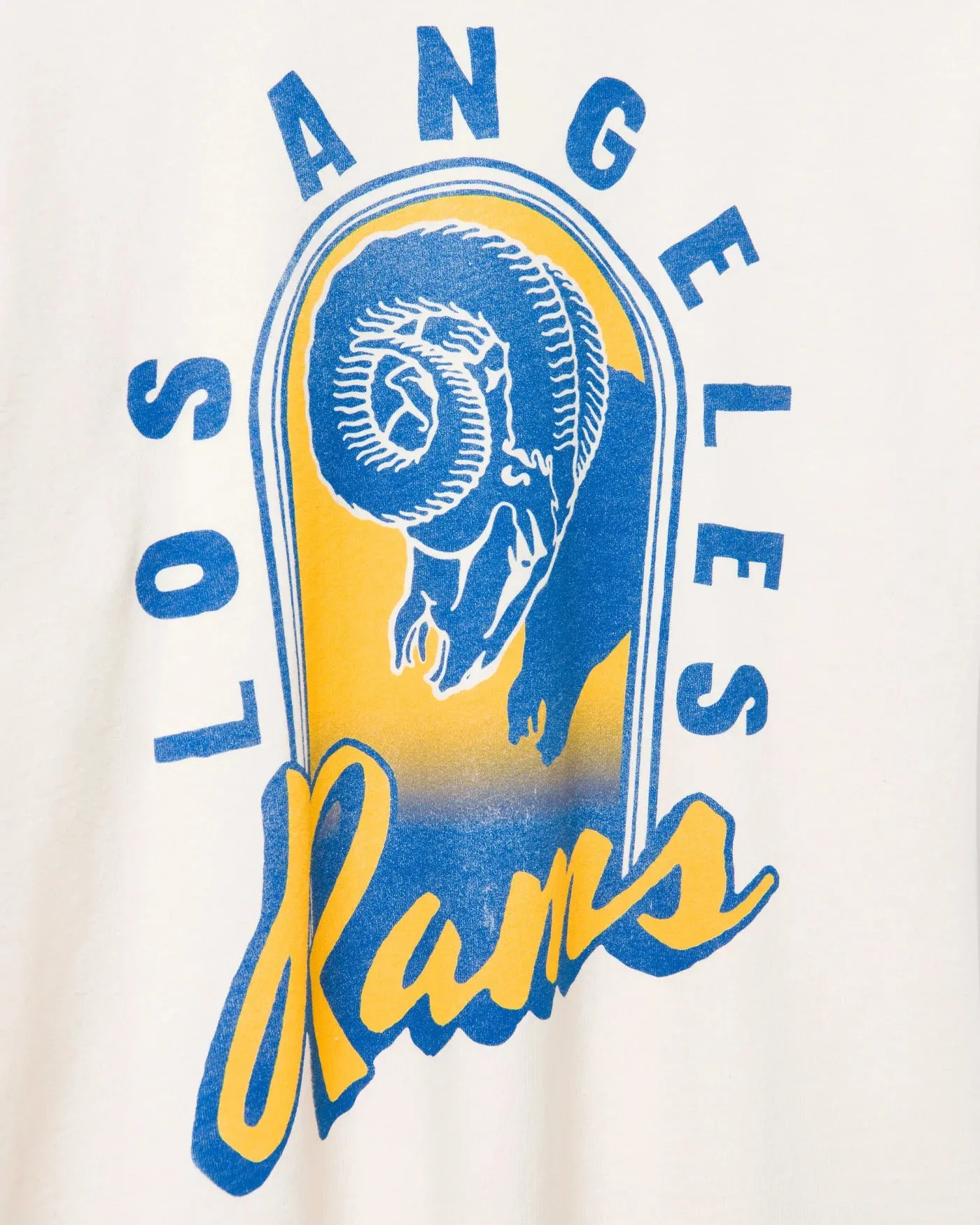 Luau Rams Vintage Destroy Tee (Blue)