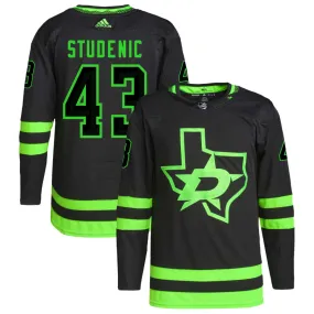 Marian Studenic Dallas Stars adidas Alternate Primegreen Authentic Pro Jersey - Black