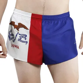 Men's 1" Elite Split Shorts- Iowa