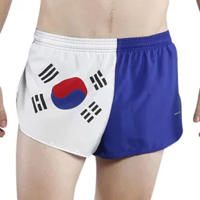 Men's 1" Elite Split Shorts- South Korea