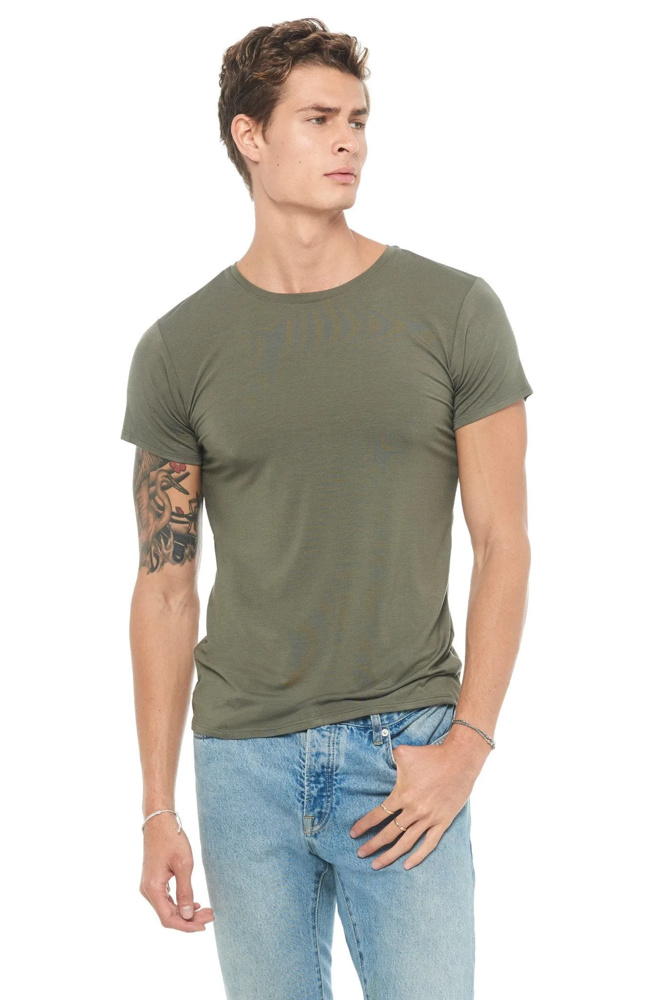 Men's Modal Crew Neck Tee