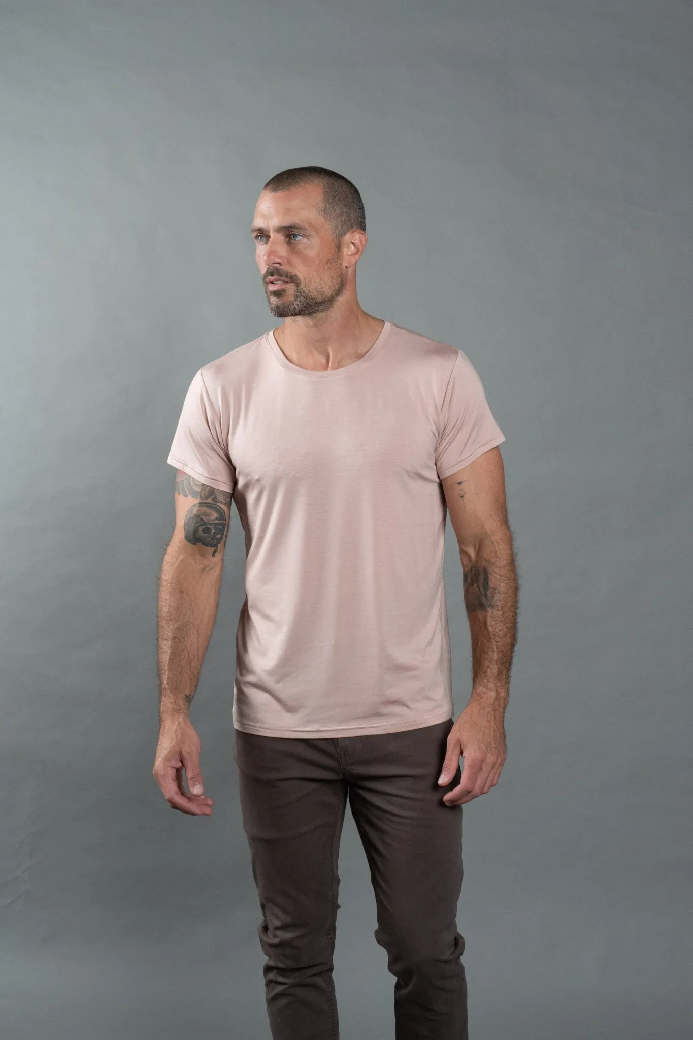 Men's Modal Crew Neck Tee