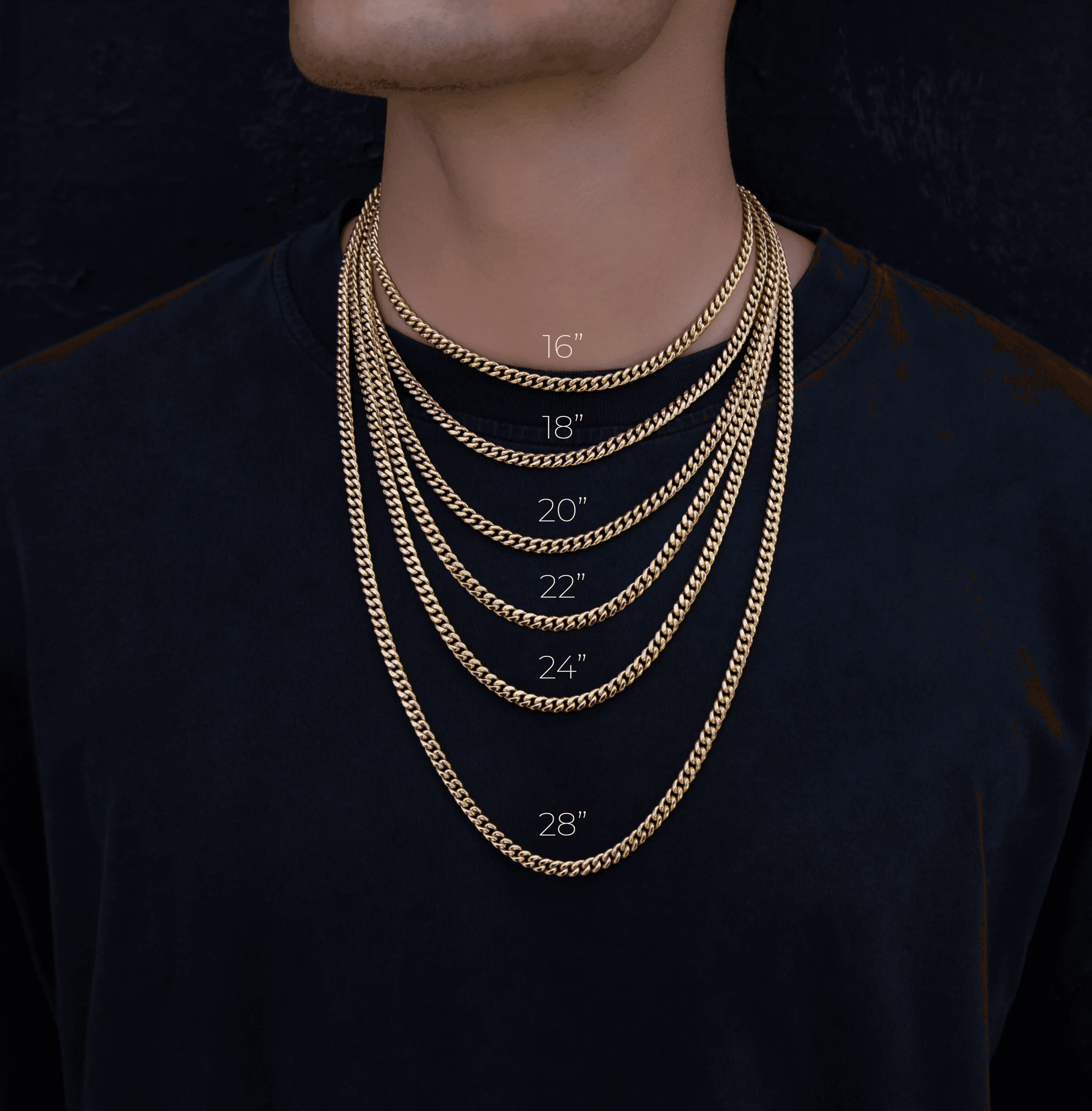 Miami Cuban Link Chain in Yellow Gold - 8mm