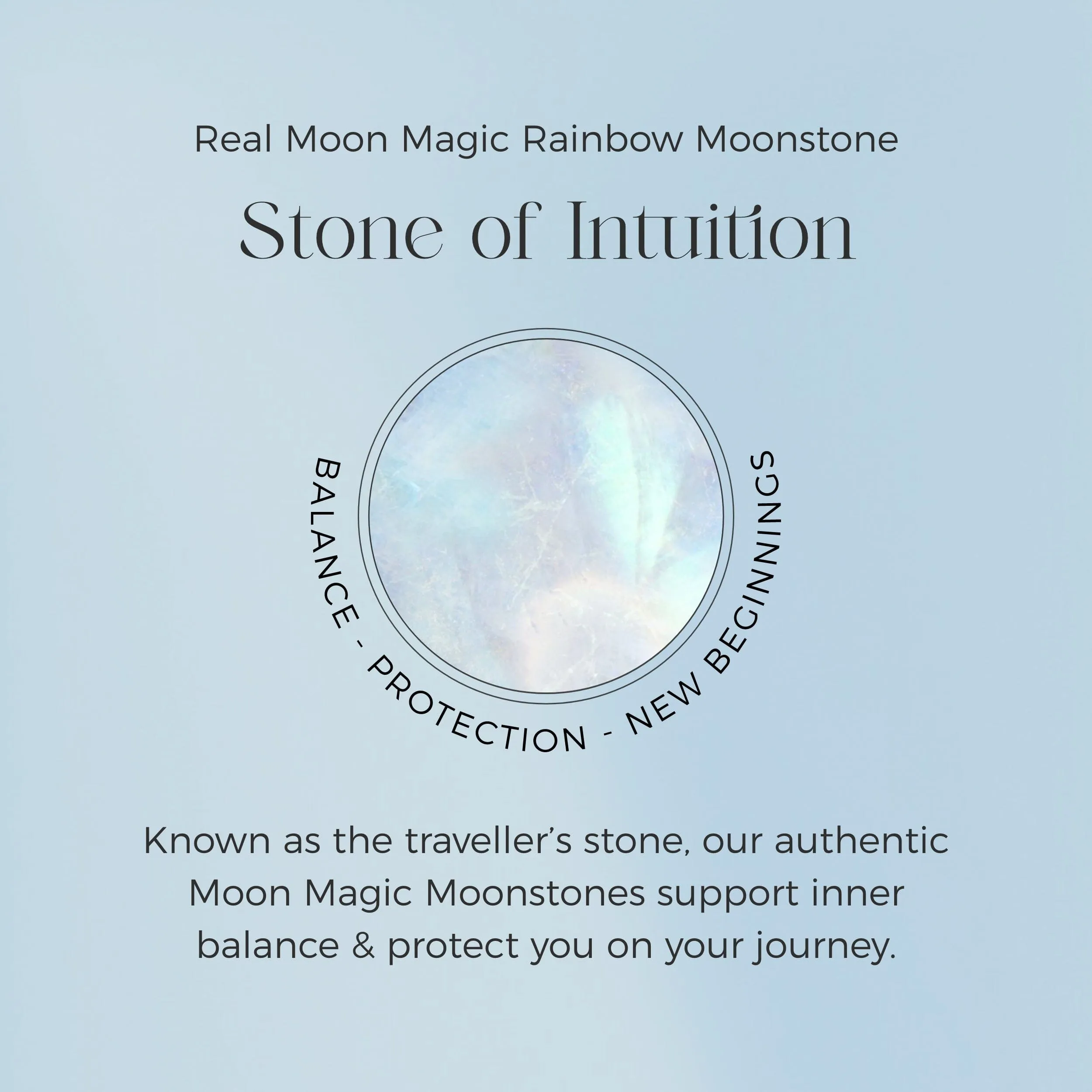 Moonstone Ring - Stardust Band