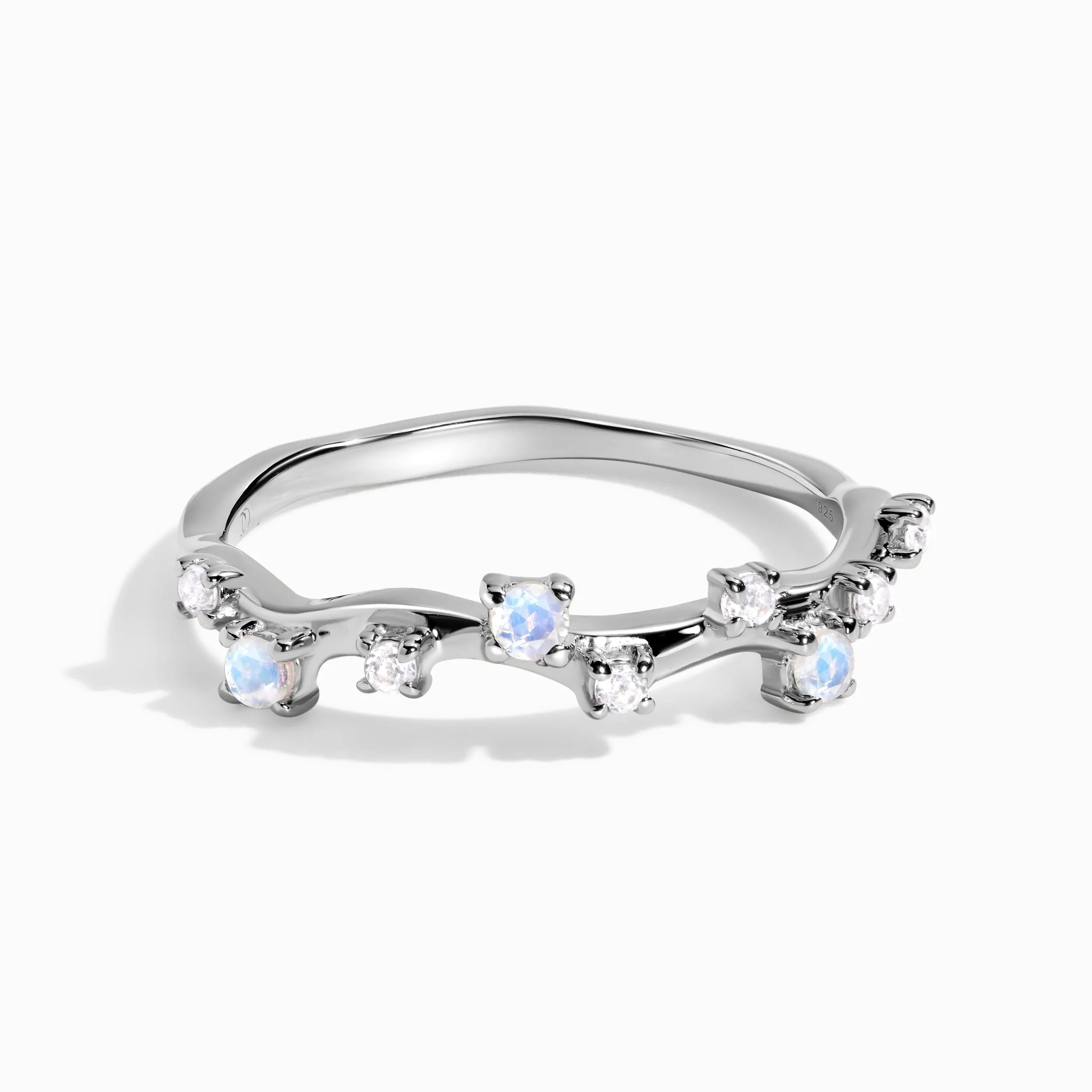 Moonstone Ring - Stardust Band