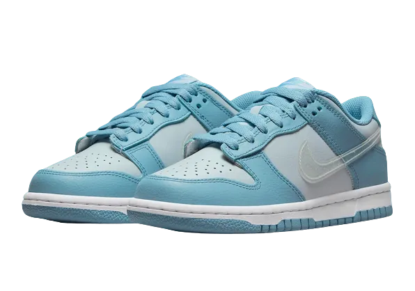 Nike Dunk Low Clear Blue Swoosh (GS) Women's