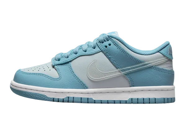 Nike Dunk Low Clear Blue Swoosh (GS) Women's