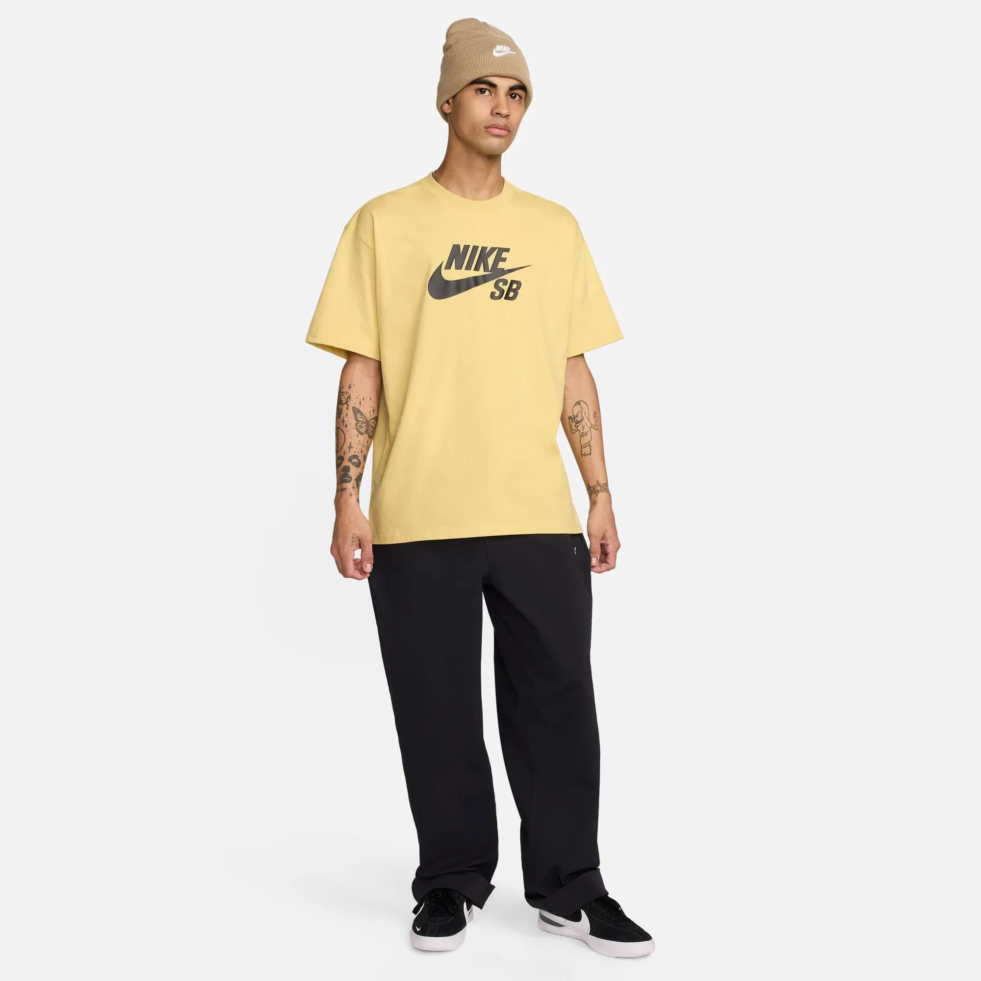 Nike SB Tee Logo HBR Saturn Gold