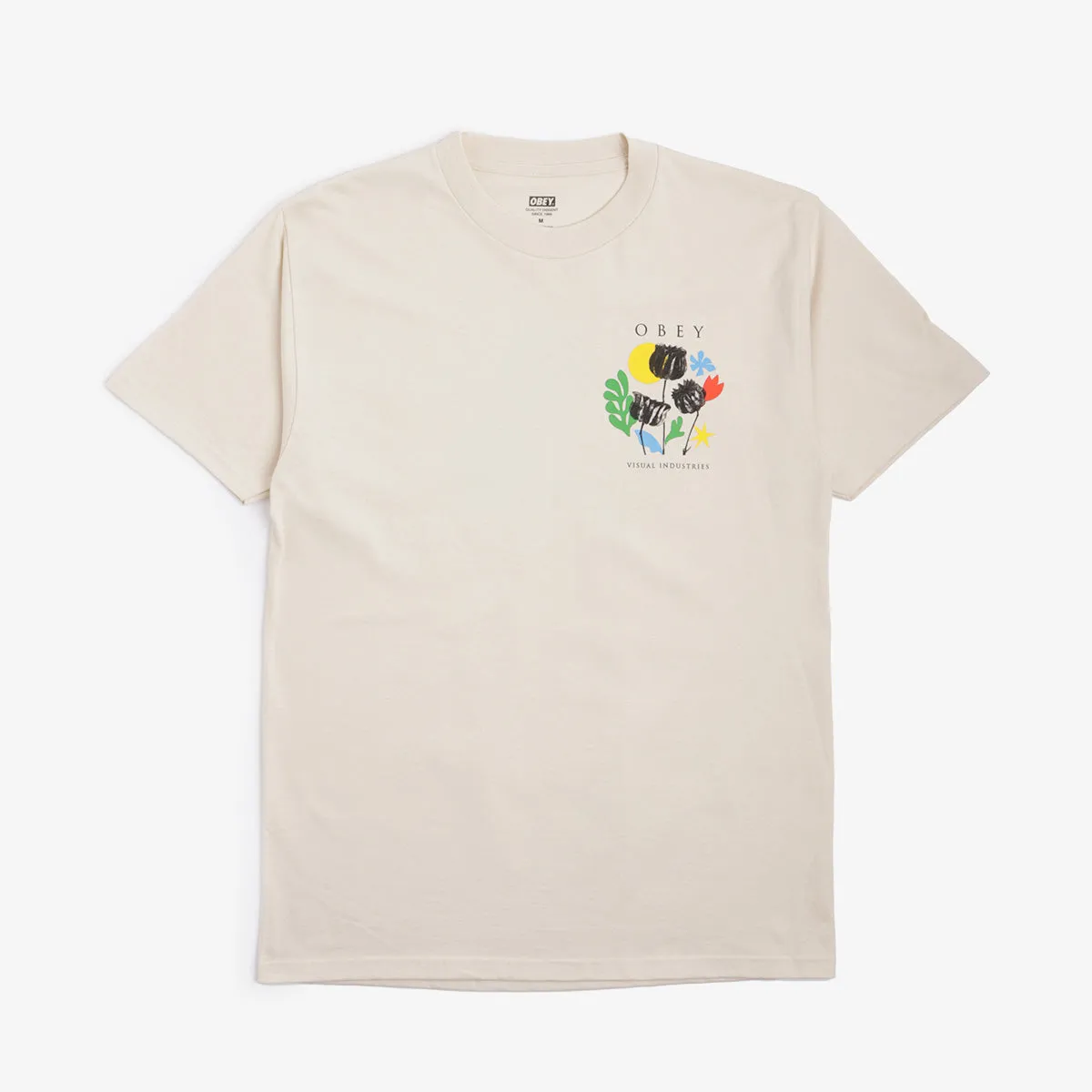 OBEY Flowers Papers Scissors T-Shirt